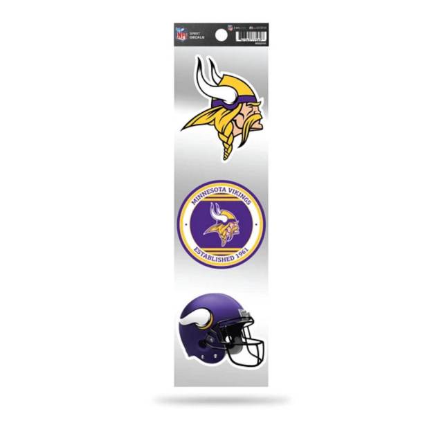 NFL Minnesota Vikings Triple Spirit Stickers