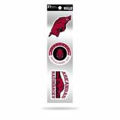 University Of Arkansas Razorbacks Logo - Sheet Of 3 Triple Spirit Stickers