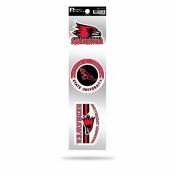 Southeast Missouri State University Redhawks Logo - Sheet Of 3 Triple Spirit Stickers