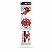 Illinois State University Redbirds Logo - Sheet Of 3 Triple Spirit Stickers