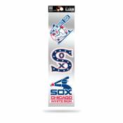 Chicago White Sox Retro Vintage Logo - Sheet Of 3 Triple Spirit Stickers