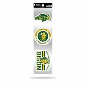 North Dakota State University Bison Logo - Sheet Of 3 Triple Spirit Stickers