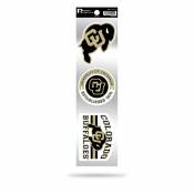 University Of Colorado Buffaloes Logo - Sheet Of 3 Triple Spirit Stickers