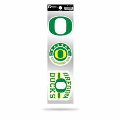 University Of Oregon Ducks Logo - Sheet Of 3 Triple Spirit Stickers