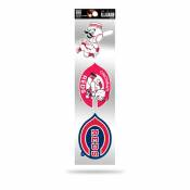 Cincinnati Reds Retro Vintage Logo - Sheet Of 3 Triple Spirit Stickers