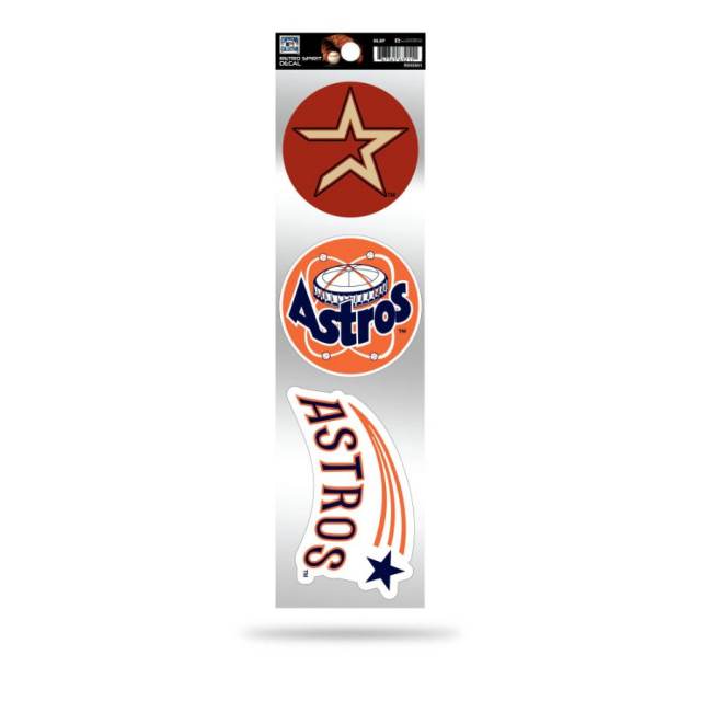 Houston Astros Retro Vintage Logo - Sheet Of 3 Triple Spirit Stickers at  Sticker Shoppe
