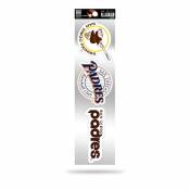 San Diego Padres Retro Vintage Logo - Sheet Of 3 Triple Spirit Stickers