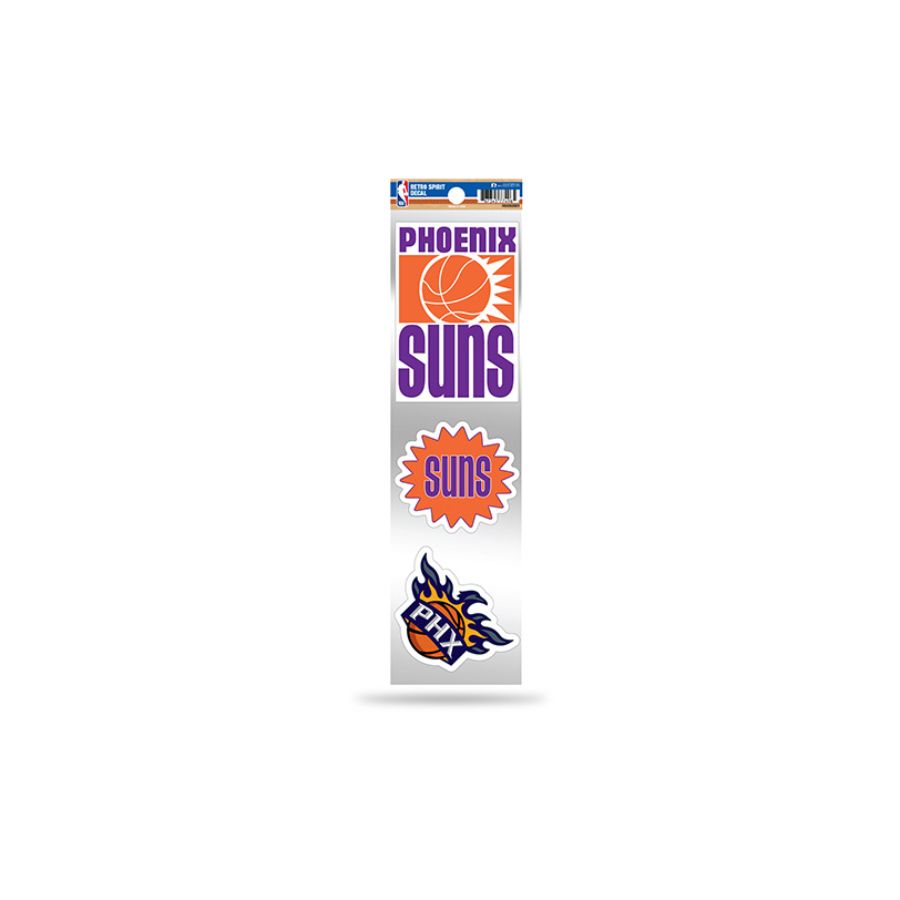 Phoenix Suns Retro Vintage Logo - Sheet Of 3 Triple Spirit ...