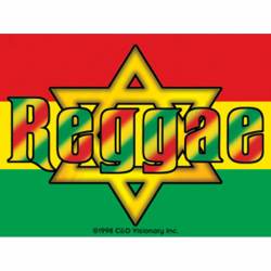 Reggae And Rasta Reggae - Vinyl Sticker