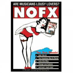 NOFX Are Musicians Lousy Lovers - Vinyl Sticker