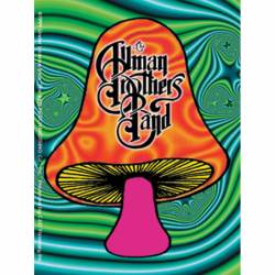 The Allman Brothers Band Psychedelic Mushroom - Vinyl Sticker