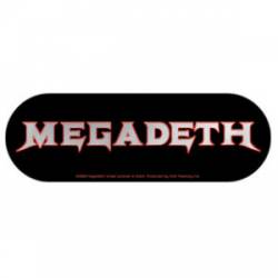 Megadeath Logo - Vinyl Sticker
