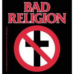 Bad Religion No Cross - Vinyl Sticker