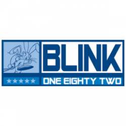 Blink 182 Block Letter Logo - Vinyl Sticker
