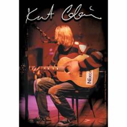 Kurt Cobain Red Photo - Vinyl Sticker