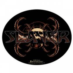 Slayer Logo With Skull - Vinyl Sticker