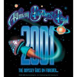 The Allman Brothers Band Rocket Shroom 2001 - Vinyl Sticker