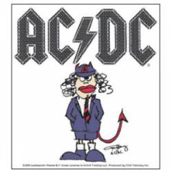 AC/DC Cartoon Angus - Vinyl Sticker