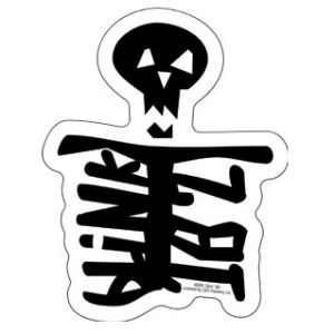 Blink 182 Skeleton - Vinyl Sticker at Sticker Shoppe