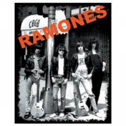 The Ramones CBGB - Vinyl Sticker