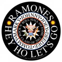 The Ramones Hey Ho - Vinyl Sticker