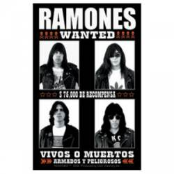 The Ramones Wanted - Vinyl Sticker