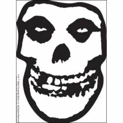 The Misfits Skull - Vinyl Sticker