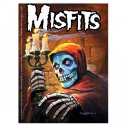 The Misfits Candleabra and Skeleton - Vinyl Sticker
