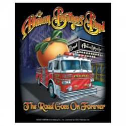 The Allman Brothers Fire Truck - Vinyl Sticker