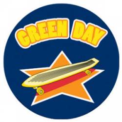 Green Day Skate - Vinyl Sticker