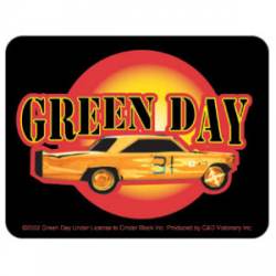 Green Day Stock Car - Vinyl Sticker