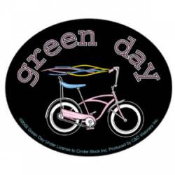 Green Day Bike - Vinyl Sticker