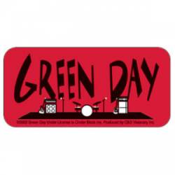 Green Day Stage - Vinyl Sticker