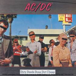 AC/DC Dirty Deeds - Vinyl Sticker