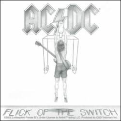 AC/DC Flick Of The Switch - Vinyl Sticker