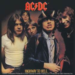 AC/DC Highway To Hell - Vinyl Sticker