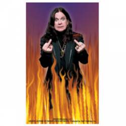 Ozzy Osbourne Flames - Vinyl Sticker