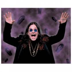 Ozzy Osbourne Coffins - Vinyl Sticker