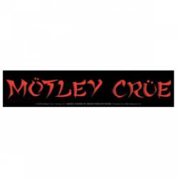 Motley Crew Stop Logo - Vinyl Sticker