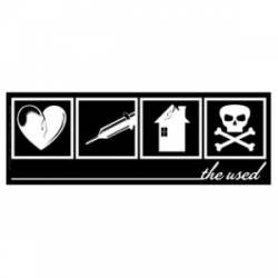 The Used Symbols - Vinyl Sticker