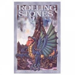 The Rolling Stones Dragon - Vinyl Sticker