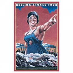 The Rolling Stones Large Woman - Vinyl Sticker