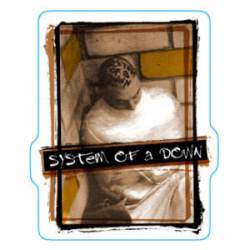 System Of A Down Tattooed Skull - Vinyl Sticker