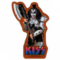 Kiss Demon With Ax - Vinyl Sticker