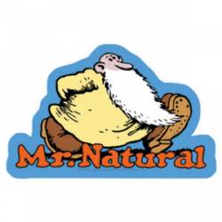 Robert Crumb Mr. Natural - Vinyl Sticker