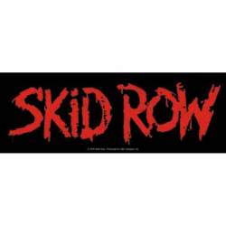 Skid Row Red Logo - Vinyl Sticker