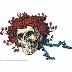 Grateful Dead Skull and Roses - Vinyl Sticker