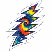 Grateful Dead Tie Dye Lightning Bolt - Vinyl Sticker