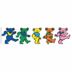 Grateful Dead Dancing Bears - Vinyl Sticker