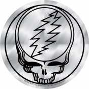 Grateful Dead Steal Your Face - Silver Vinyl Sticker